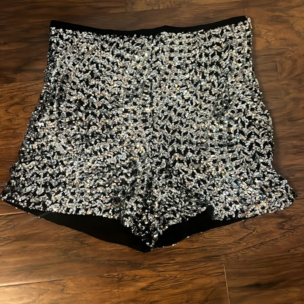 Sparkly High waisted shorts